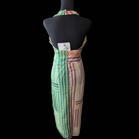 SIR . Multi Patchwork Midi Dress NWT. Size 2 - Picture 2 of 16